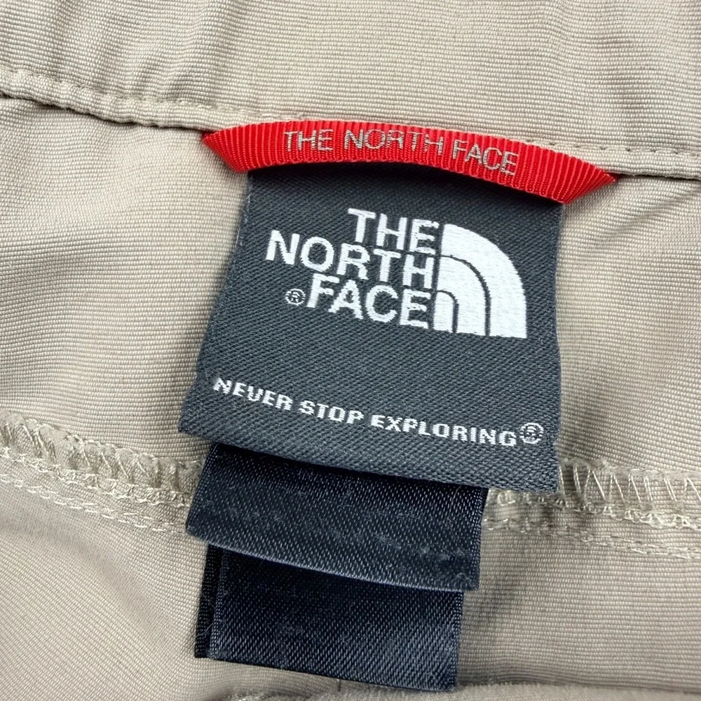 The North Face Mens Convertible Cargo Pants/Shorts Khaki Outdoor‎ Hiking Size L